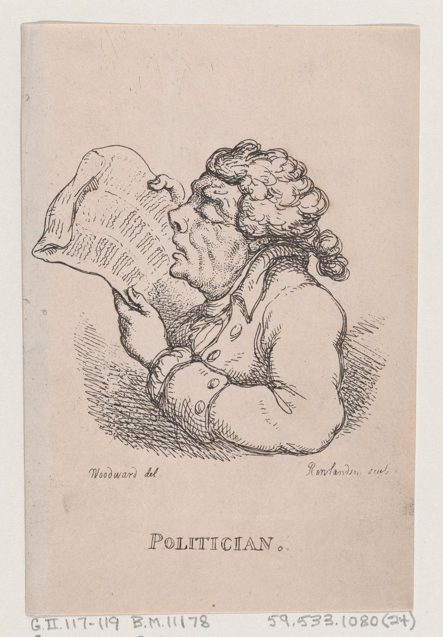 Polityk, kwiecień 1808., kwiecień 1808. autorstwa Thomas Rowlandson