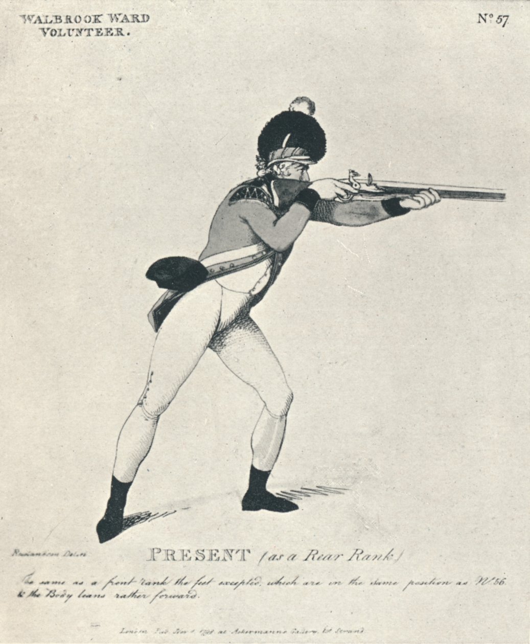 Obecny jako tylny szereg, 1798 1909 autorstwa Thomas Rowlandson