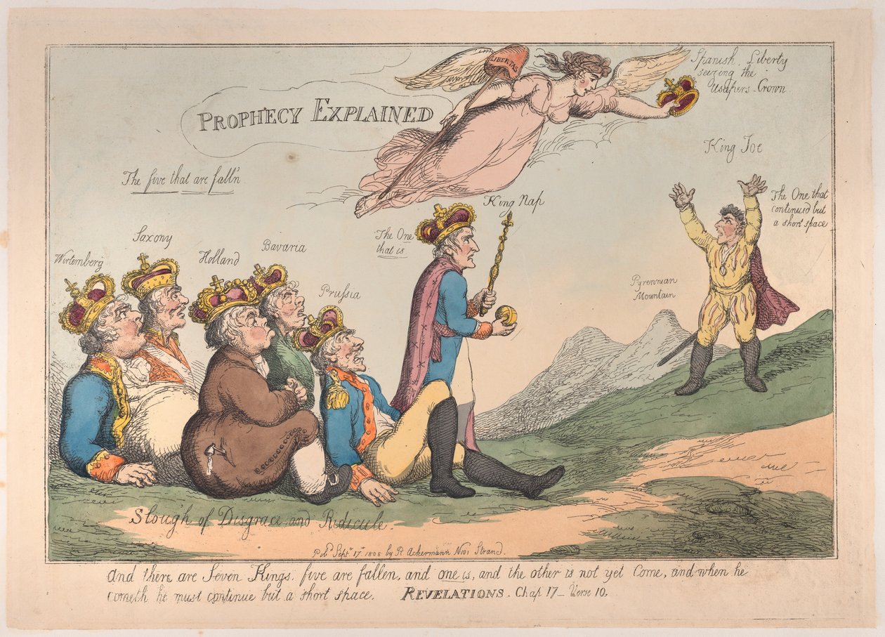 Prophecy Explained, 17 września 1808, 17 września 1808. autorstwa Thomas Rowlandson