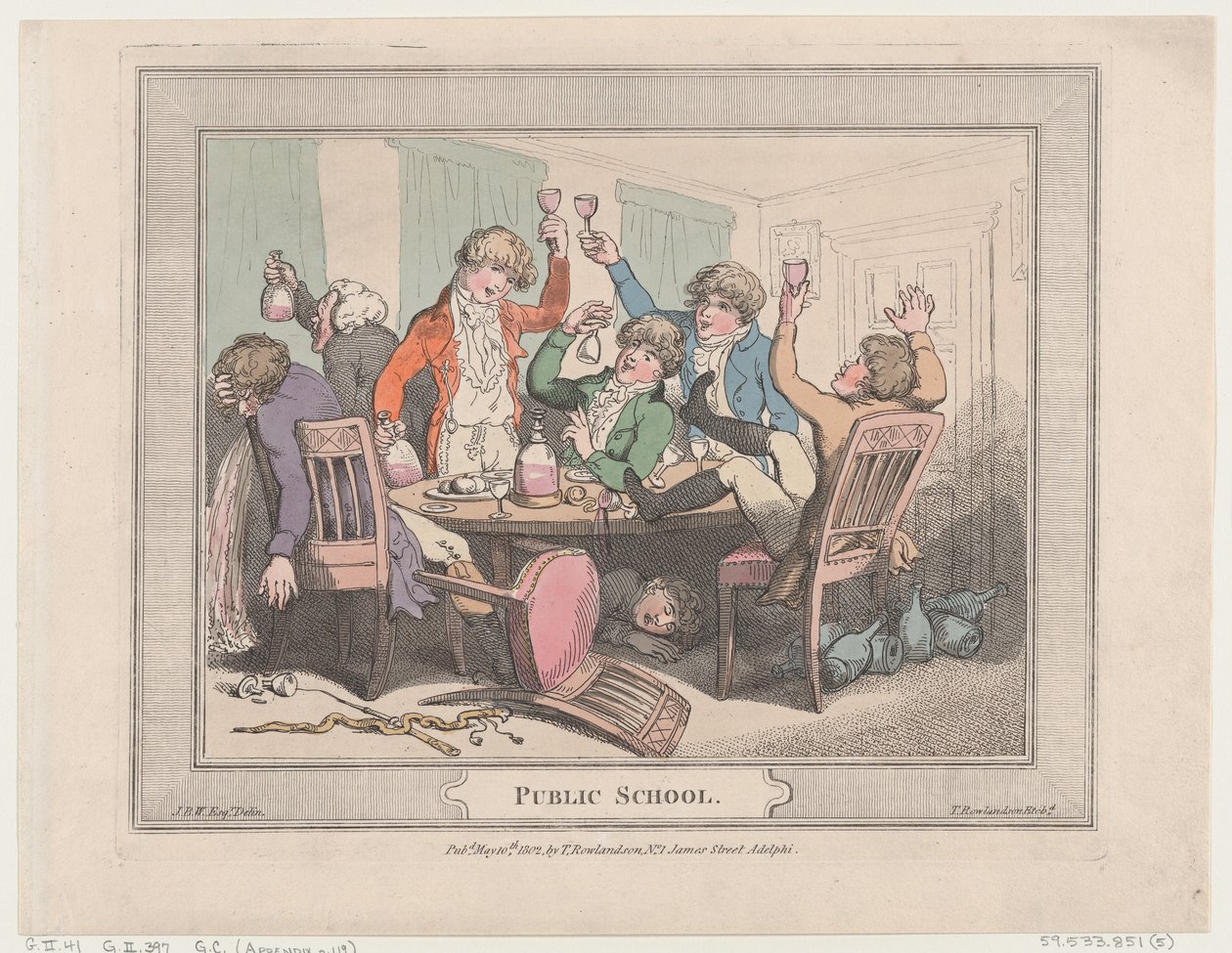 Szkoła publiczna, 10 maja 1802, 10 maja 1802. autorstwa Thomas Rowlandson