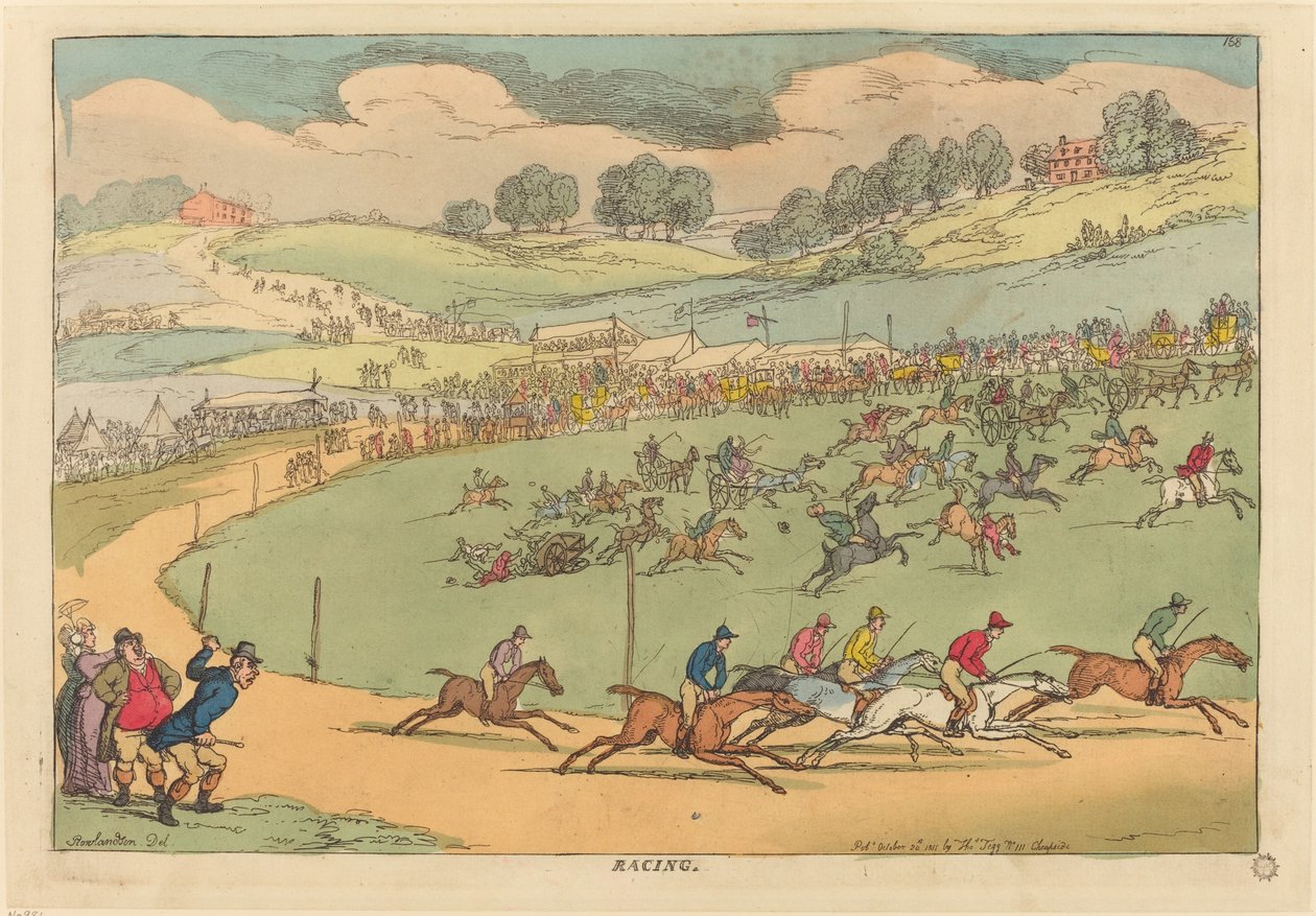 Wyścigi autorstwa Thomas Rowlandson