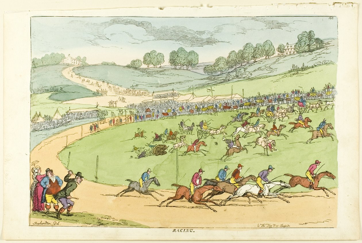 Wyścigi autorstwa Thomas Rowlandson