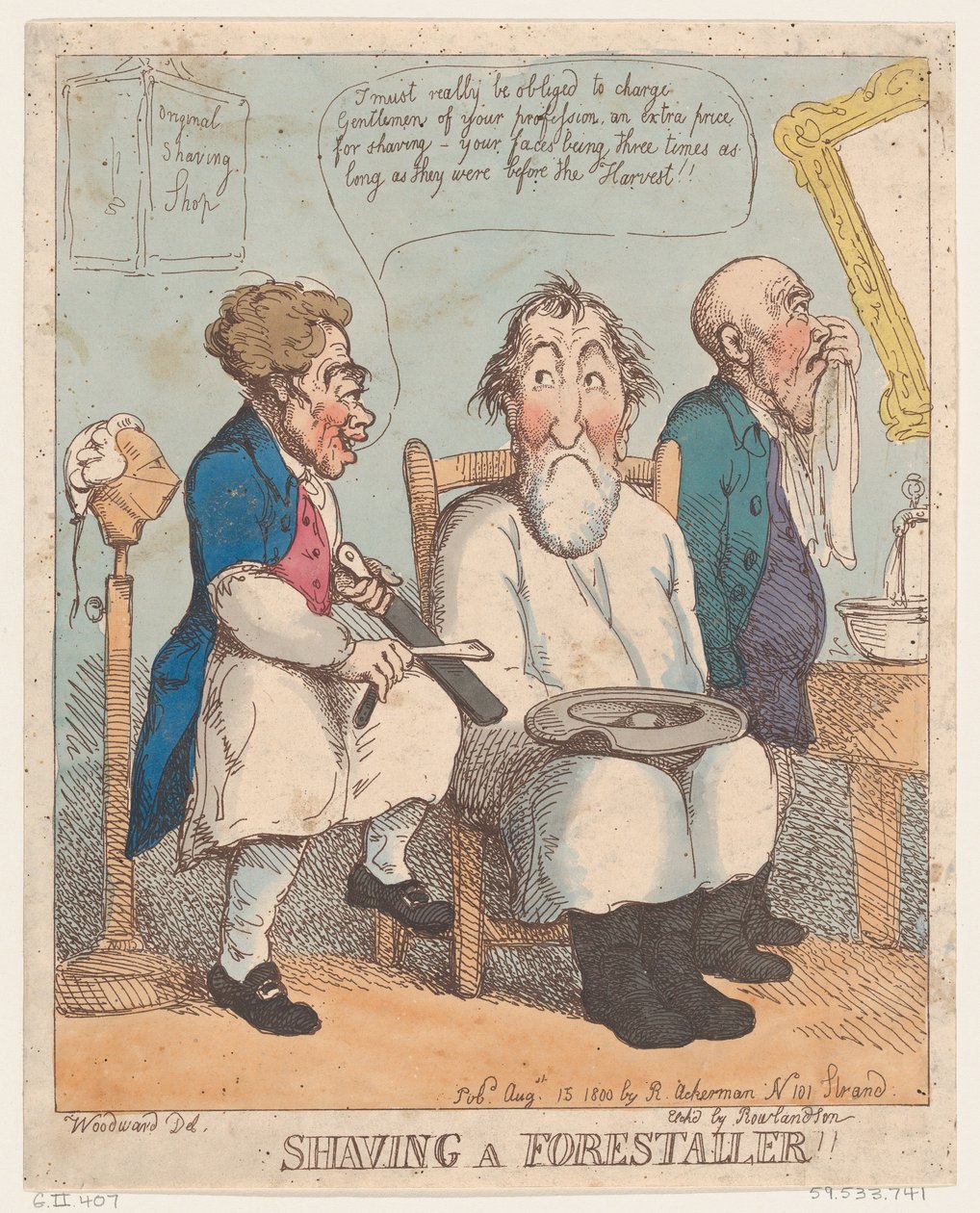 Golenie leśniczego, 15 sierpnia 1800 r., 15 sierpnia 1800 r. autorstwa Thomas Rowlandson