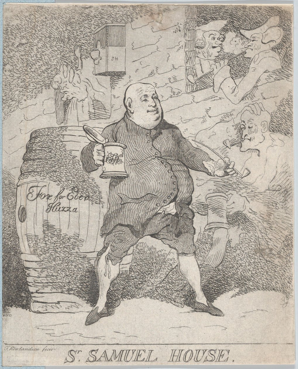 S. Samuel House, [1780] wznowione 1786-91., [1780] wznowione 1786-91. autorstwa Thomas Rowlandson