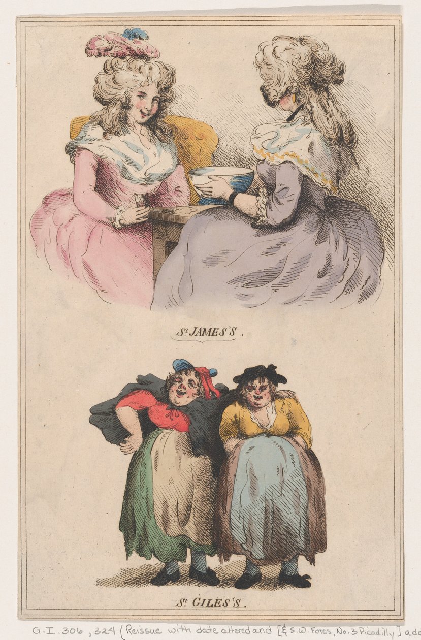 Św. Jakuba i Św. Idziego, 1 grudnia 1791 r., 1 grudnia 1791 r. autorstwa Thomas Rowlandson