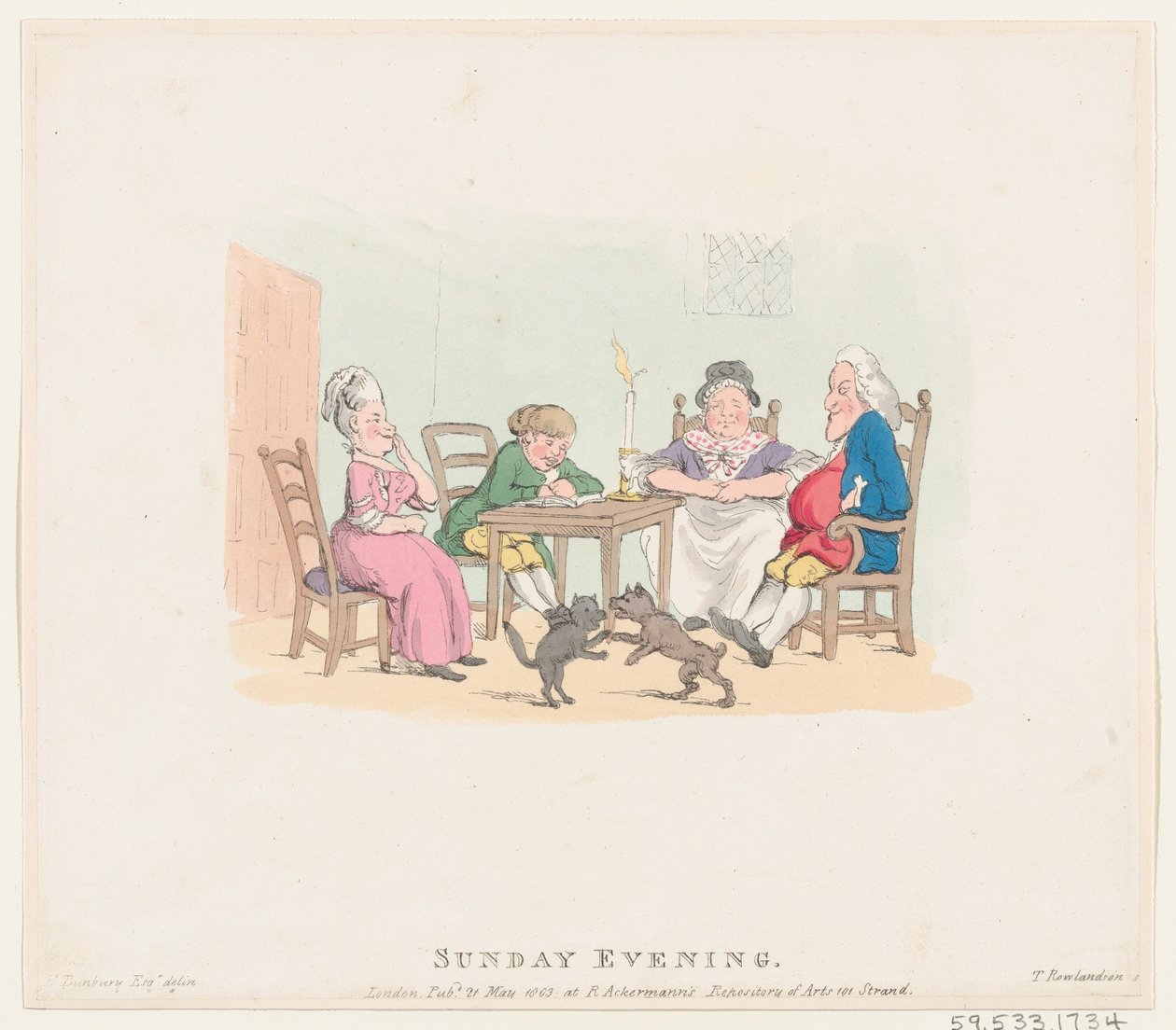 Niedzielny wieczór, 21 maja 1803 r., 21 maja 1803 r. autorstwa Thomas Rowlandson