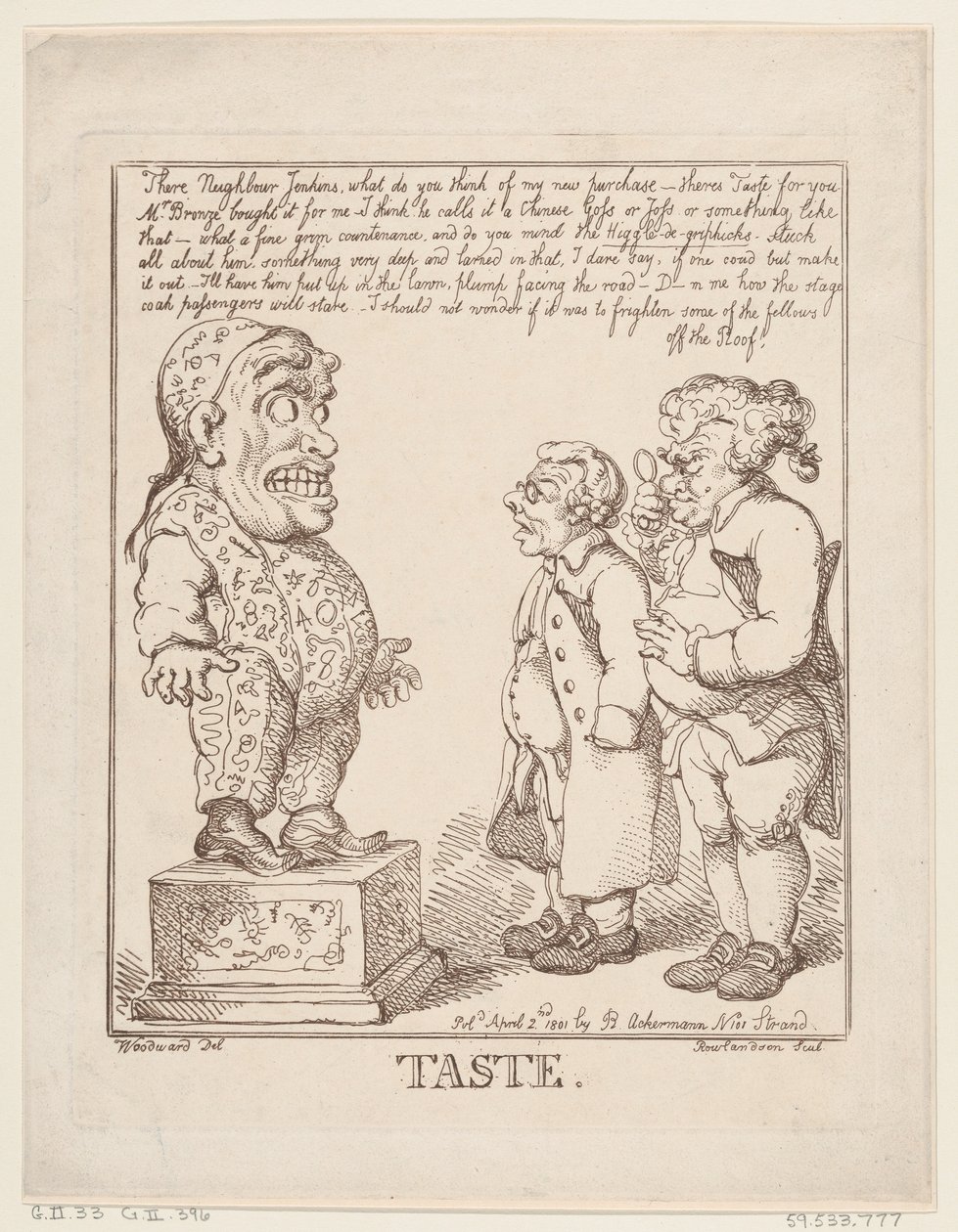 Smak, 2 kwietnia 1801 r., 2 kwietnia 1801 r. autorstwa Thomas Rowlandson