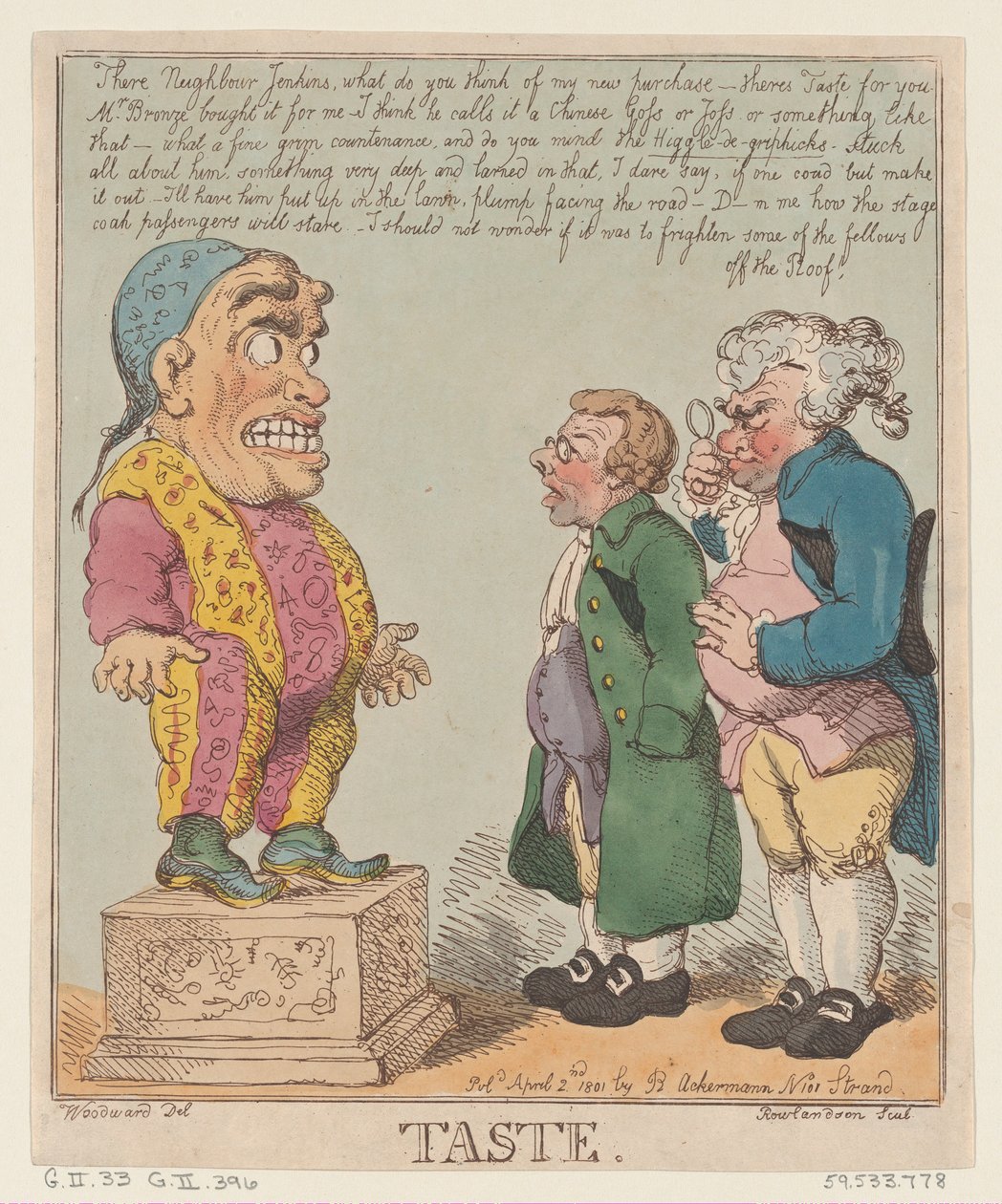 Smak, 2 kwietnia 1801 r., 2 kwietnia 1801 r. autorstwa Thomas Rowlandson