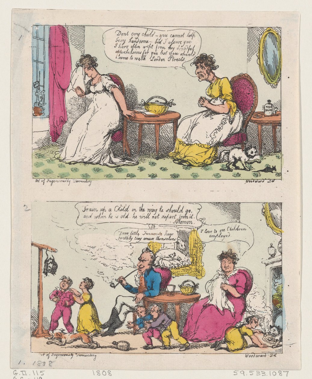 Sztuka genialnego dręczenia, 1808., 1808. autorstwa Thomas Rowlandson