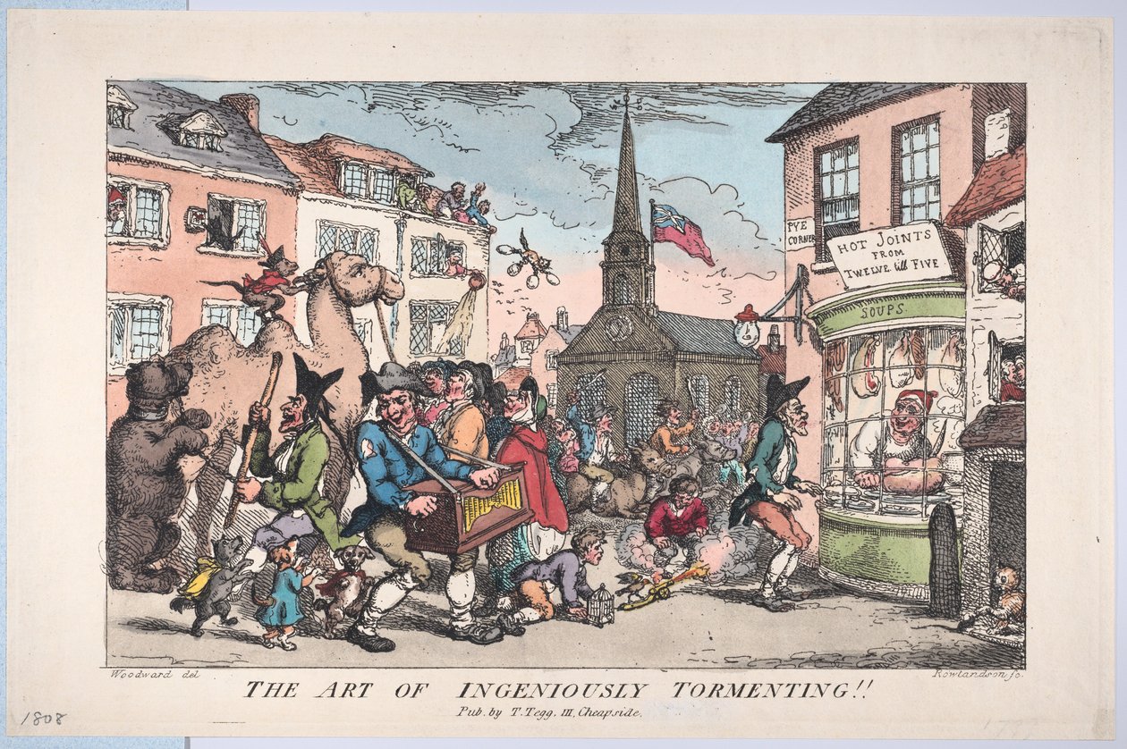 Sztuka genialnego dręczenia, 8 lutego 1808 r., 8 lutego 1808 r. autorstwa Thomas Rowlandson