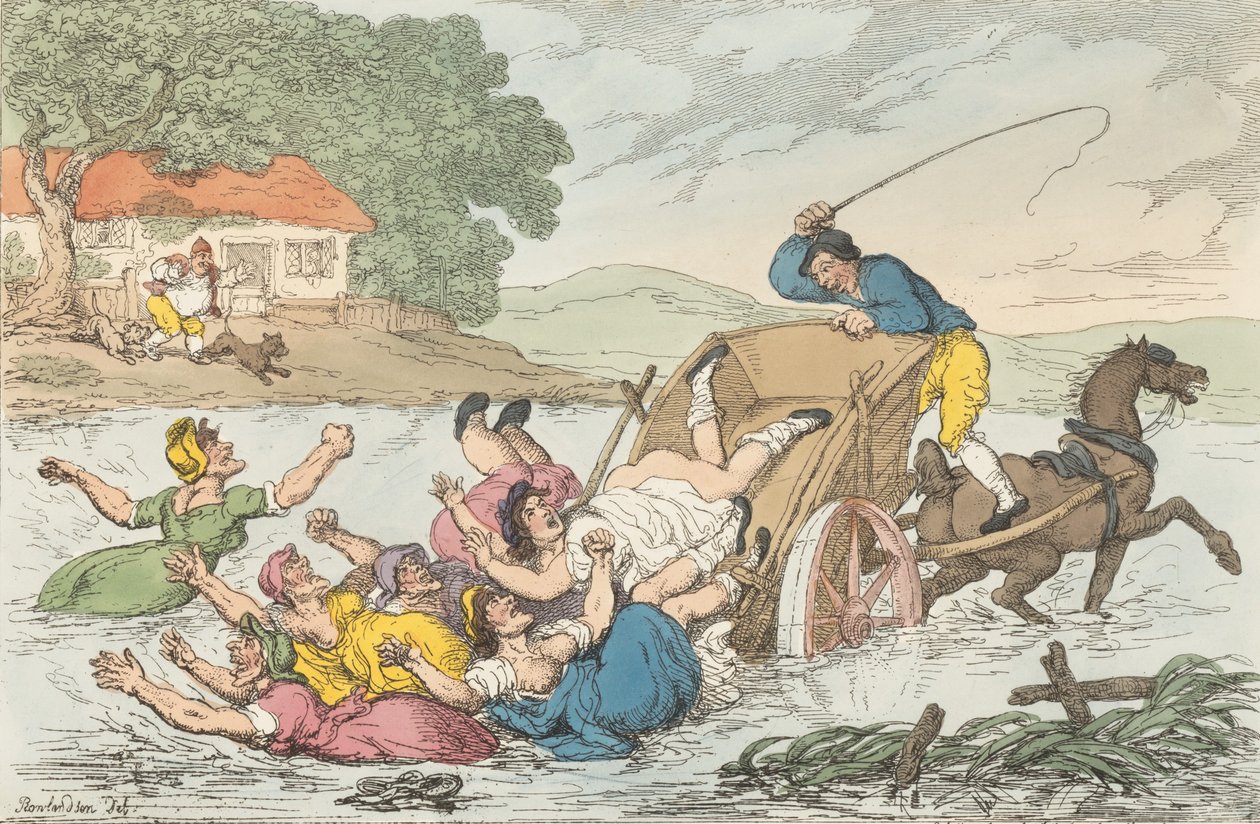Carter i Cyganie, 10 maja 1815, 10 maja 1815. autorstwa Thomas Rowlandson