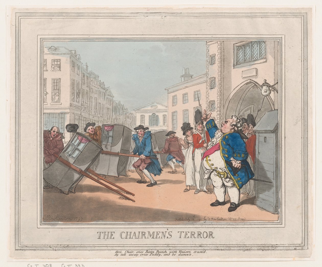 Terror prezesa, 18 lipca 1792 r., 18 lipca 1792 r. autorstwa Thomas Rowlandson