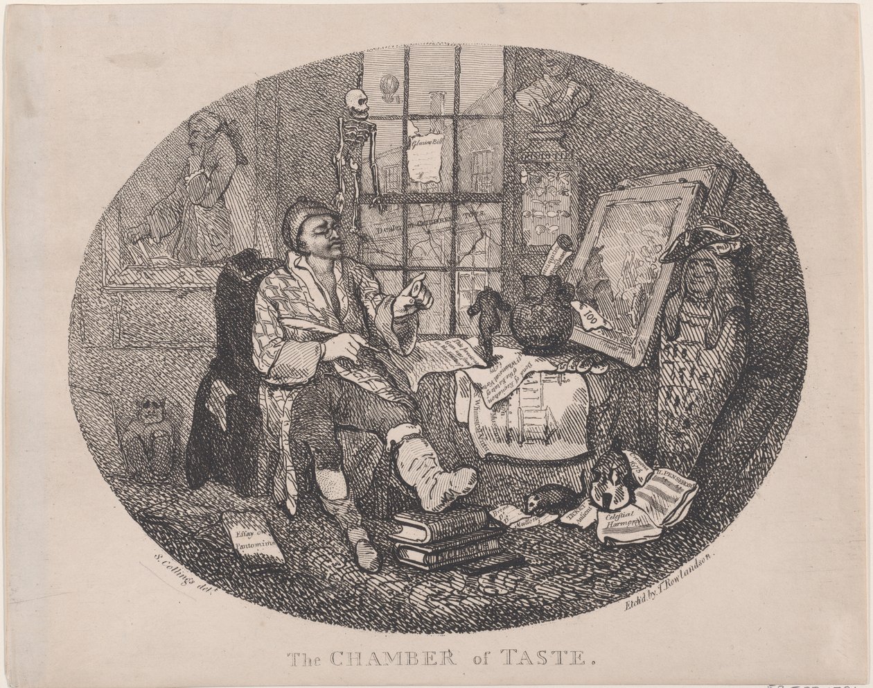 Izba Smaku, ca. 1785 r., ok. 1785 r. 1785. autorstwa Thomas Rowlandson