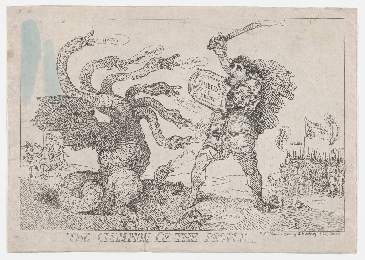 Czempion Ludu, 11 marca 1784 r., 11 marca 1784 r. autorstwa Thomas Rowlandson