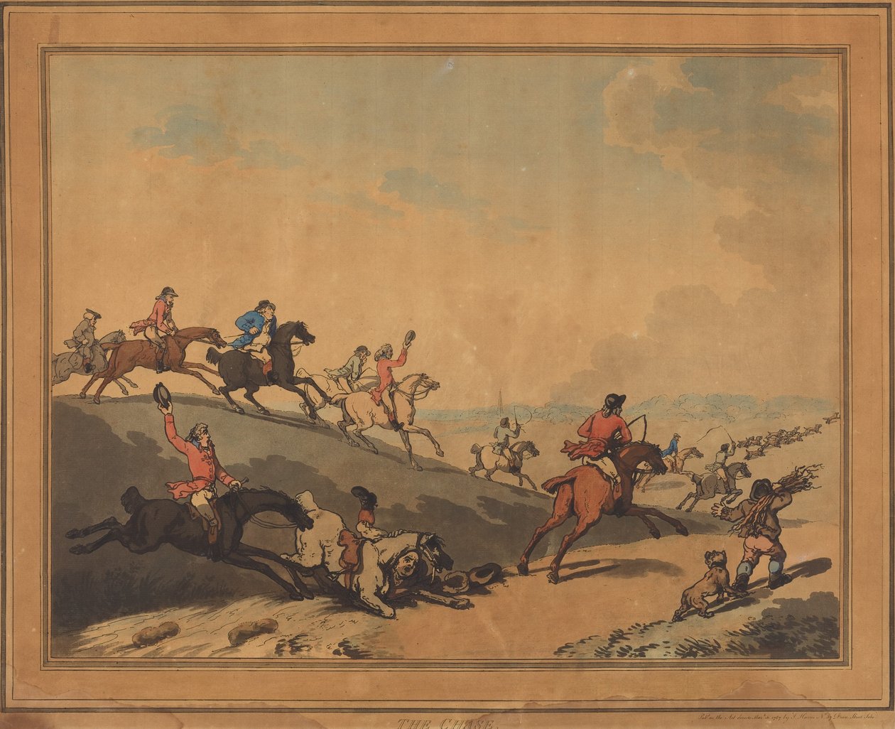 Pościg autorstwa Thomas Rowlandson