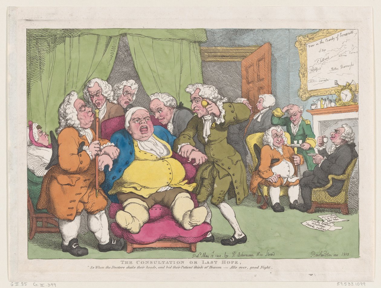Narada, czyli ostatnia nadzieja, 30 czerwca 1808 r., 30 czerwca 1808 r. autorstwa Thomas Rowlandson