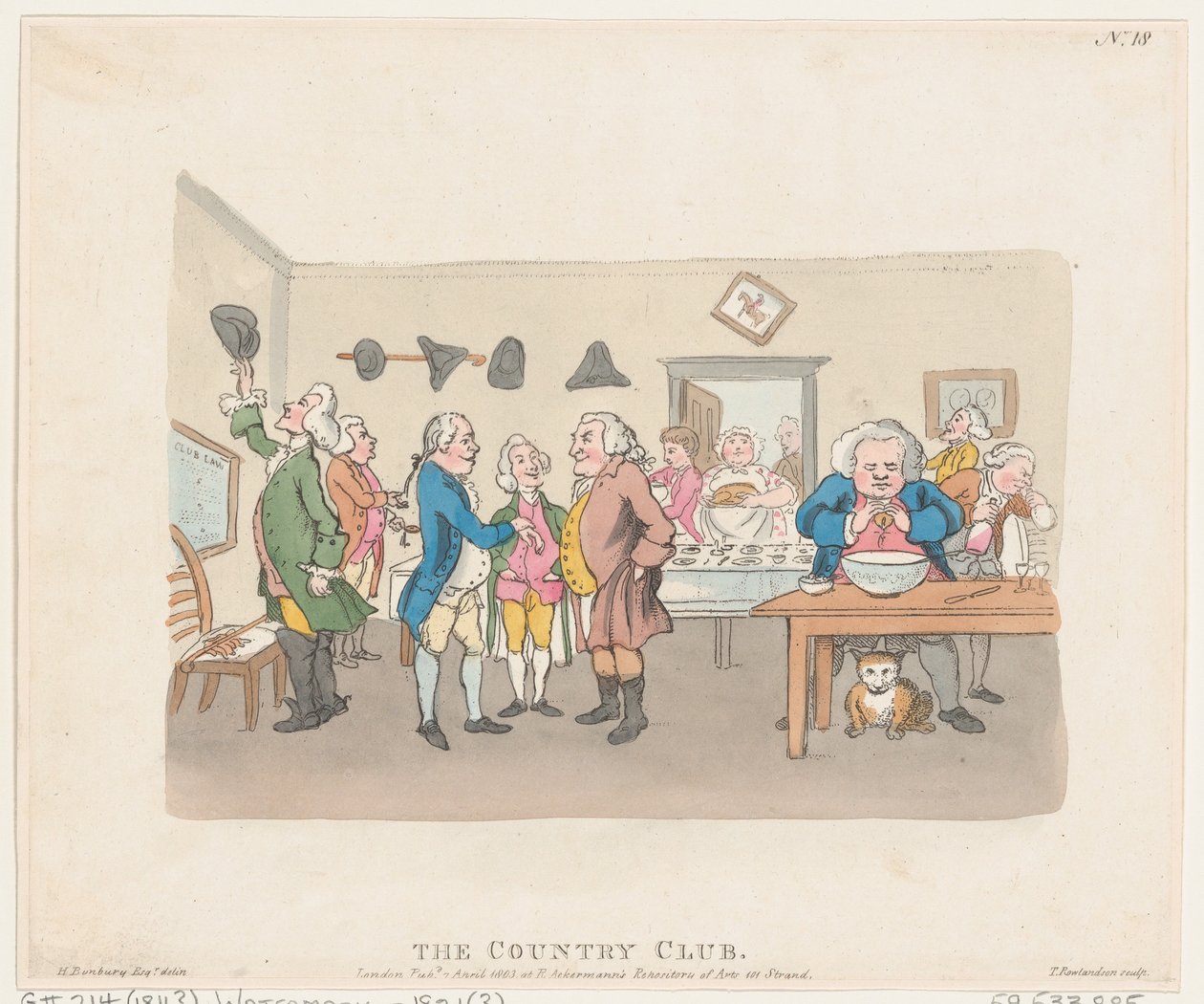 The Country Club, 7 kwietnia 1803., 7 kwietnia 1803. autorstwa Thomas Rowlandson