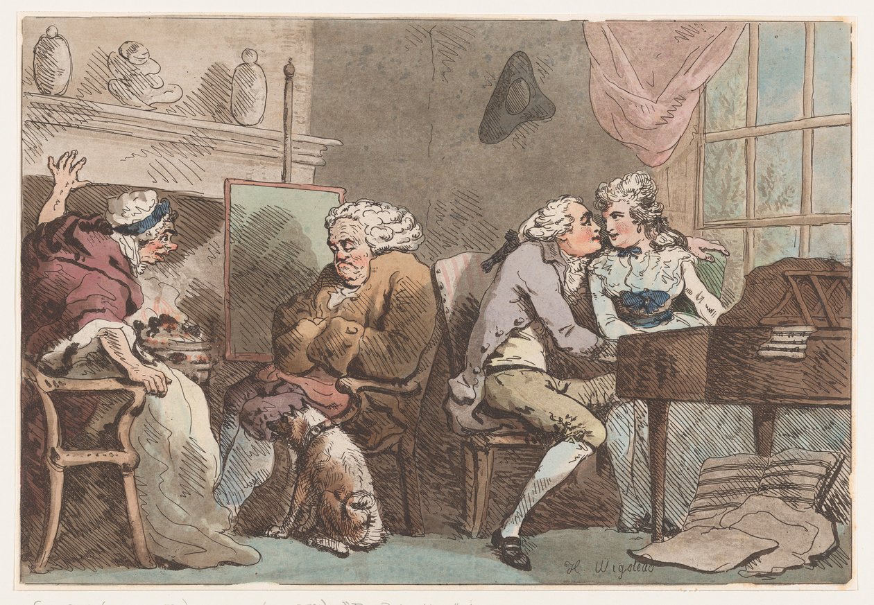 Wykrycie, 15 czerwca 1796., 15 czerwca 1796. autorstwa Thomas Rowlandson