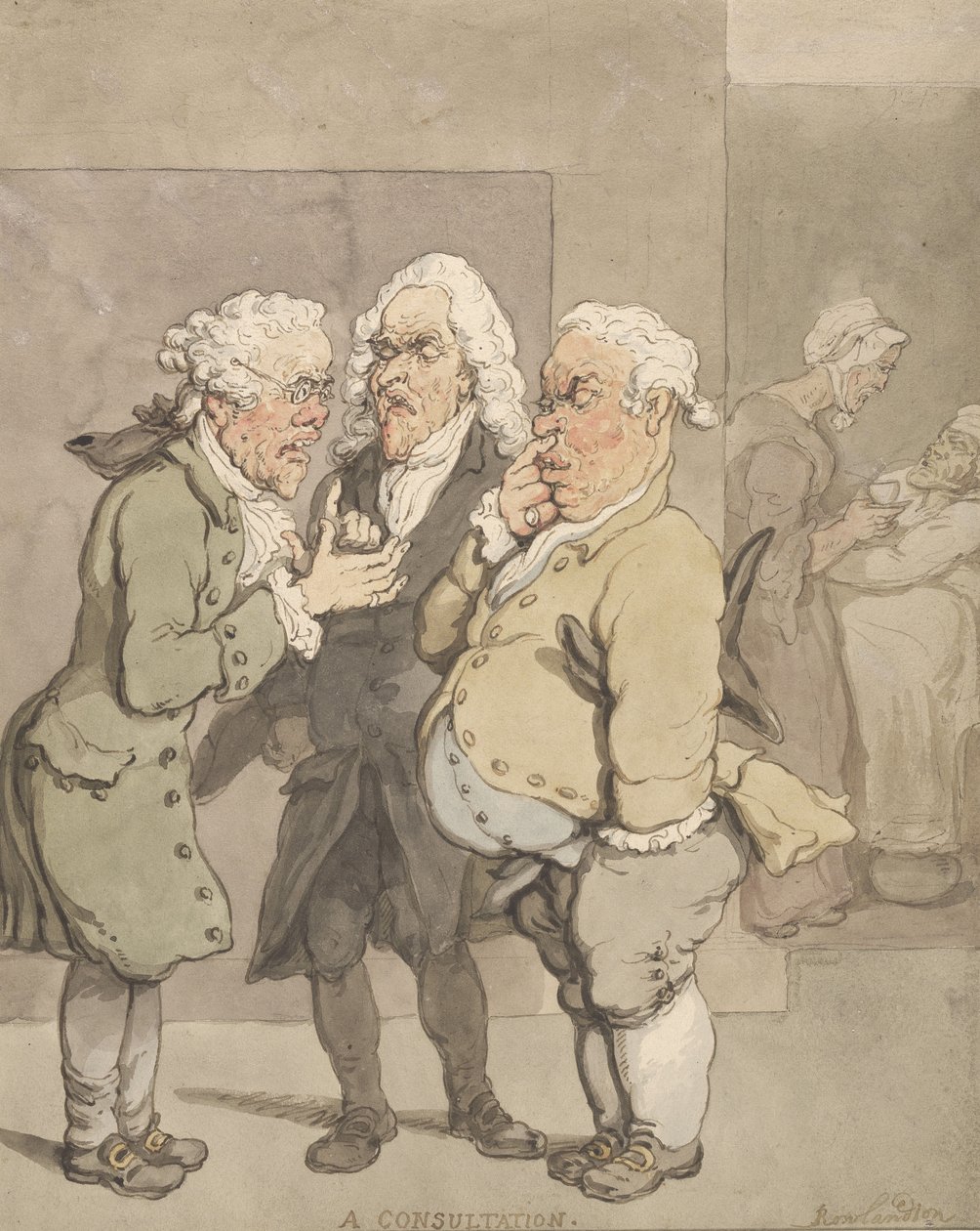 Wizyta u lekarza autorstwa Thomas Rowlandson