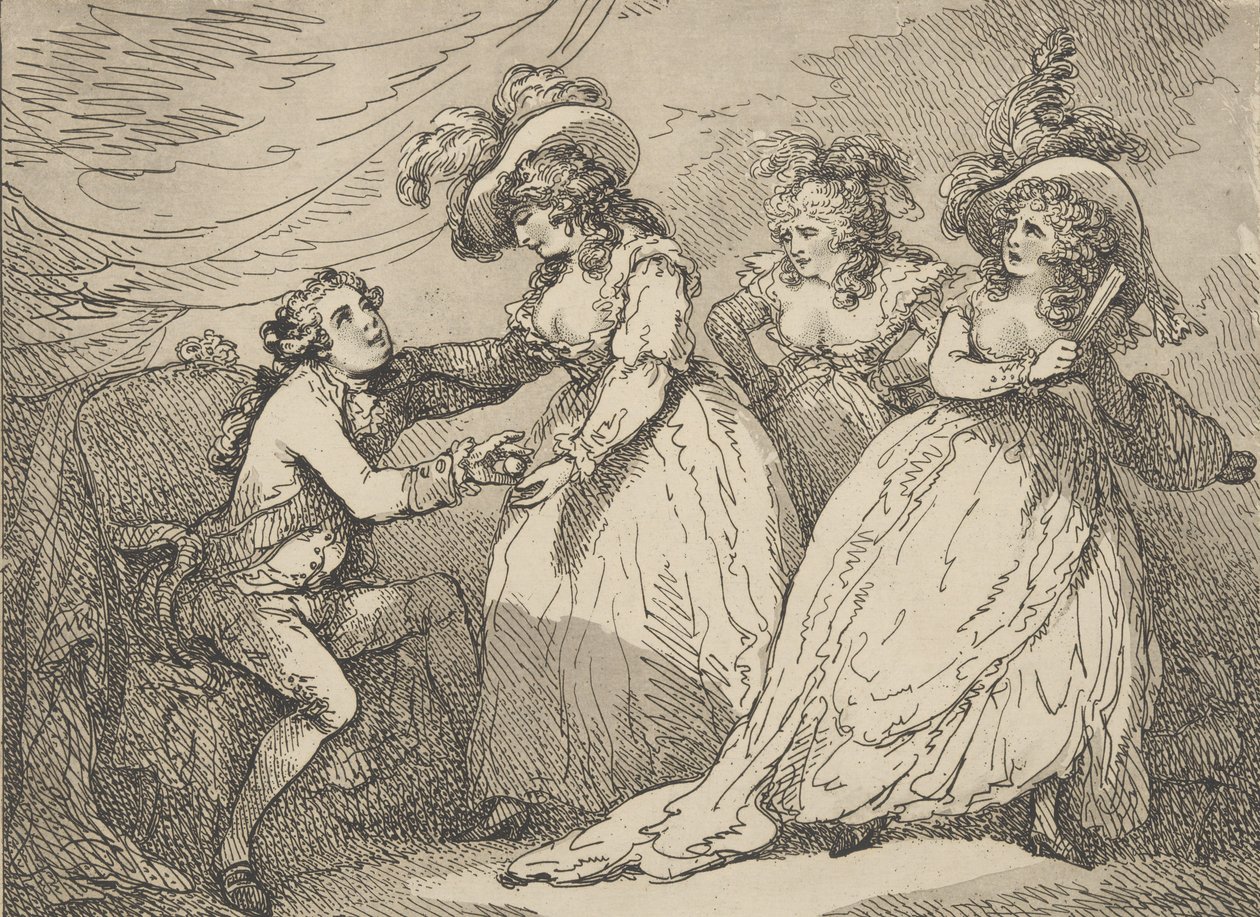 Złote Jabłko, czyli Współczesny Paryż, 2 marca 1785., 2 marca 1785. autorstwa Thomas Rowlandson