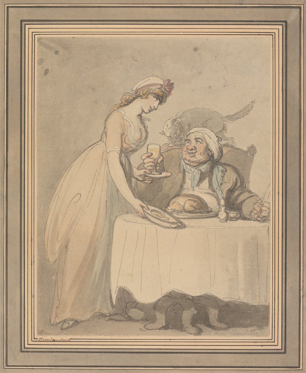 The Gourmand autorstwa Thomas Rowlandson