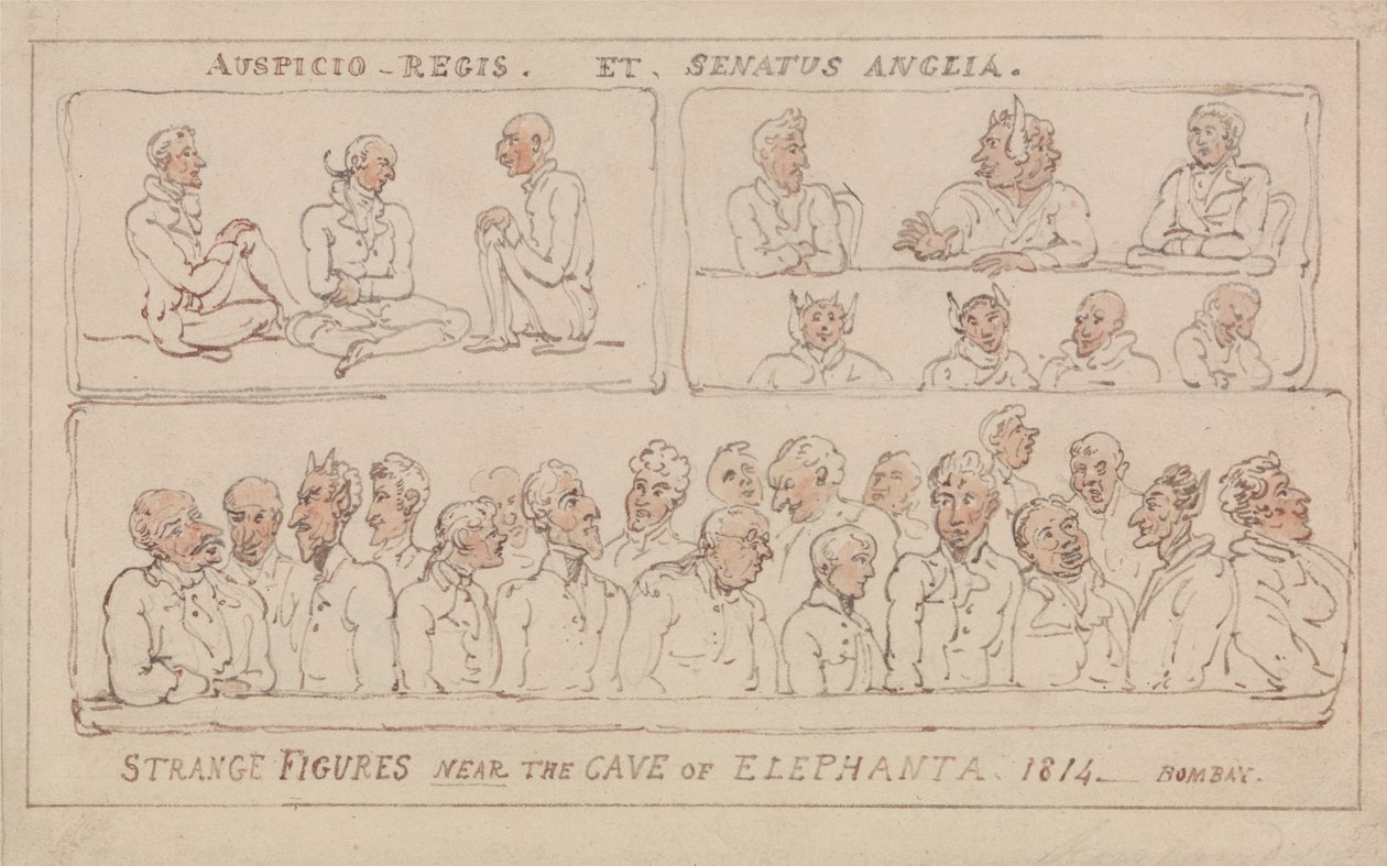 Wielki Mistrz, czyli Przygody Qui Hi w Hindostanie autorstwa Thomas Rowlandson