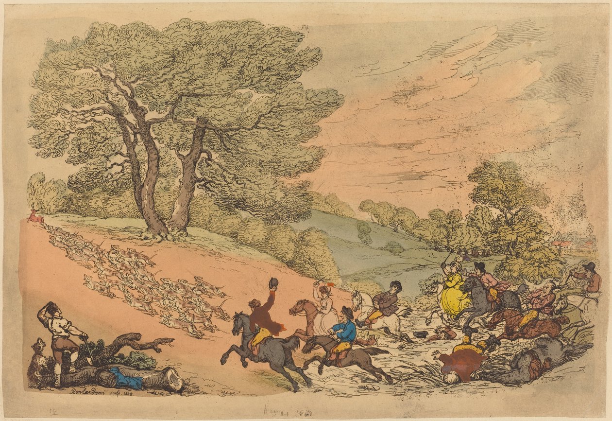 Polowanie autorstwa Thomas Rowlandson