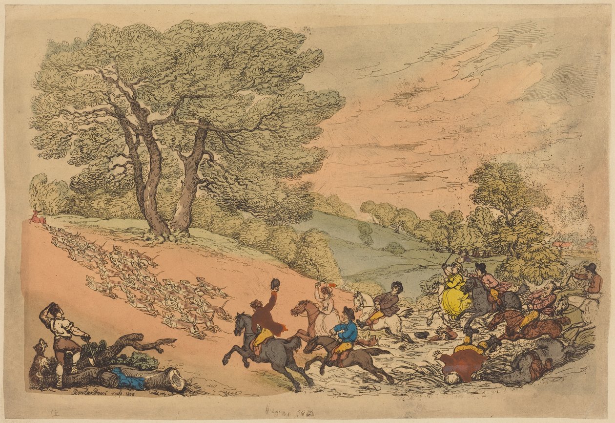 Polowanie autorstwa Thomas Rowlandson
