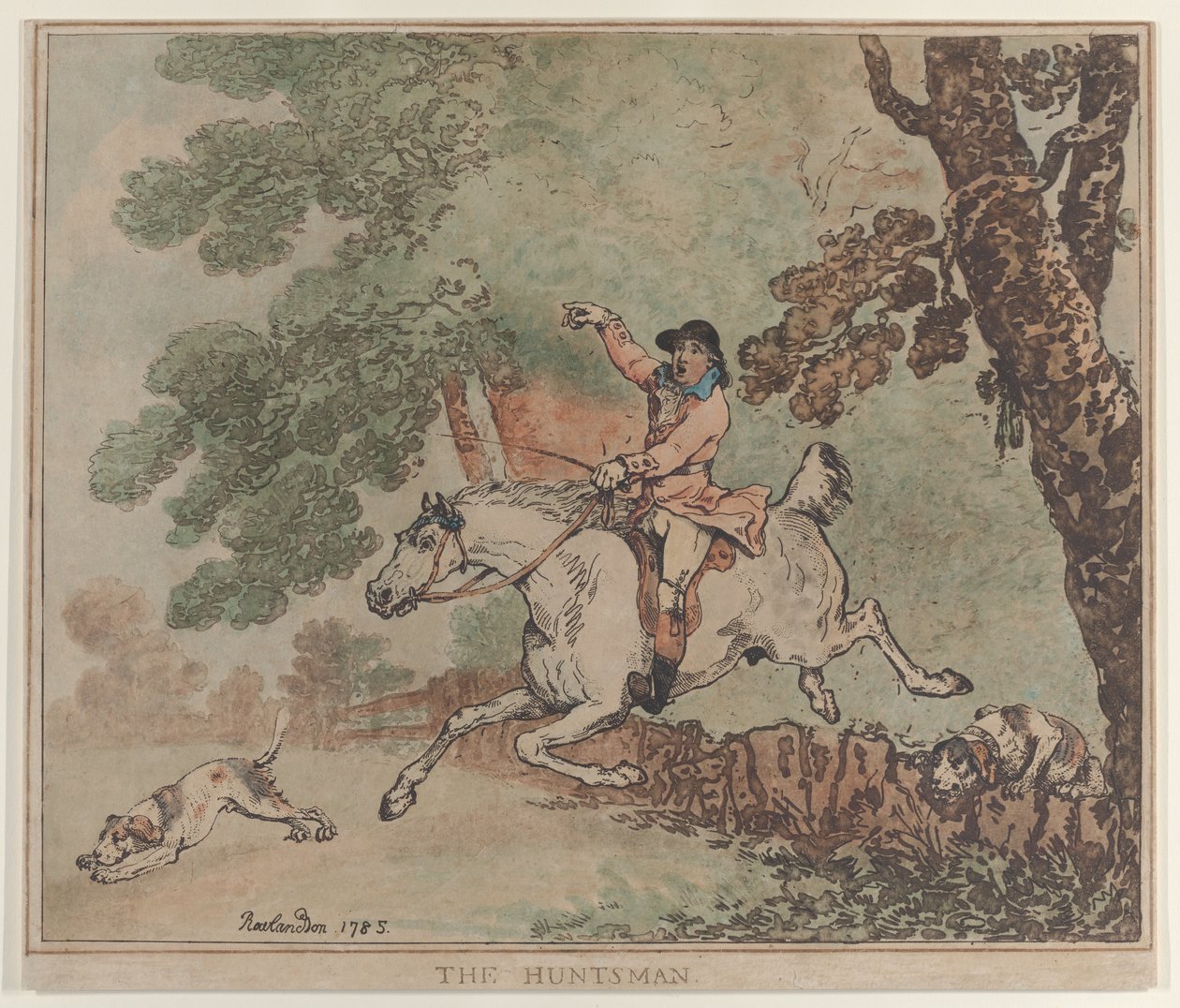 Łowca autorstwa Thomas Rowlandson