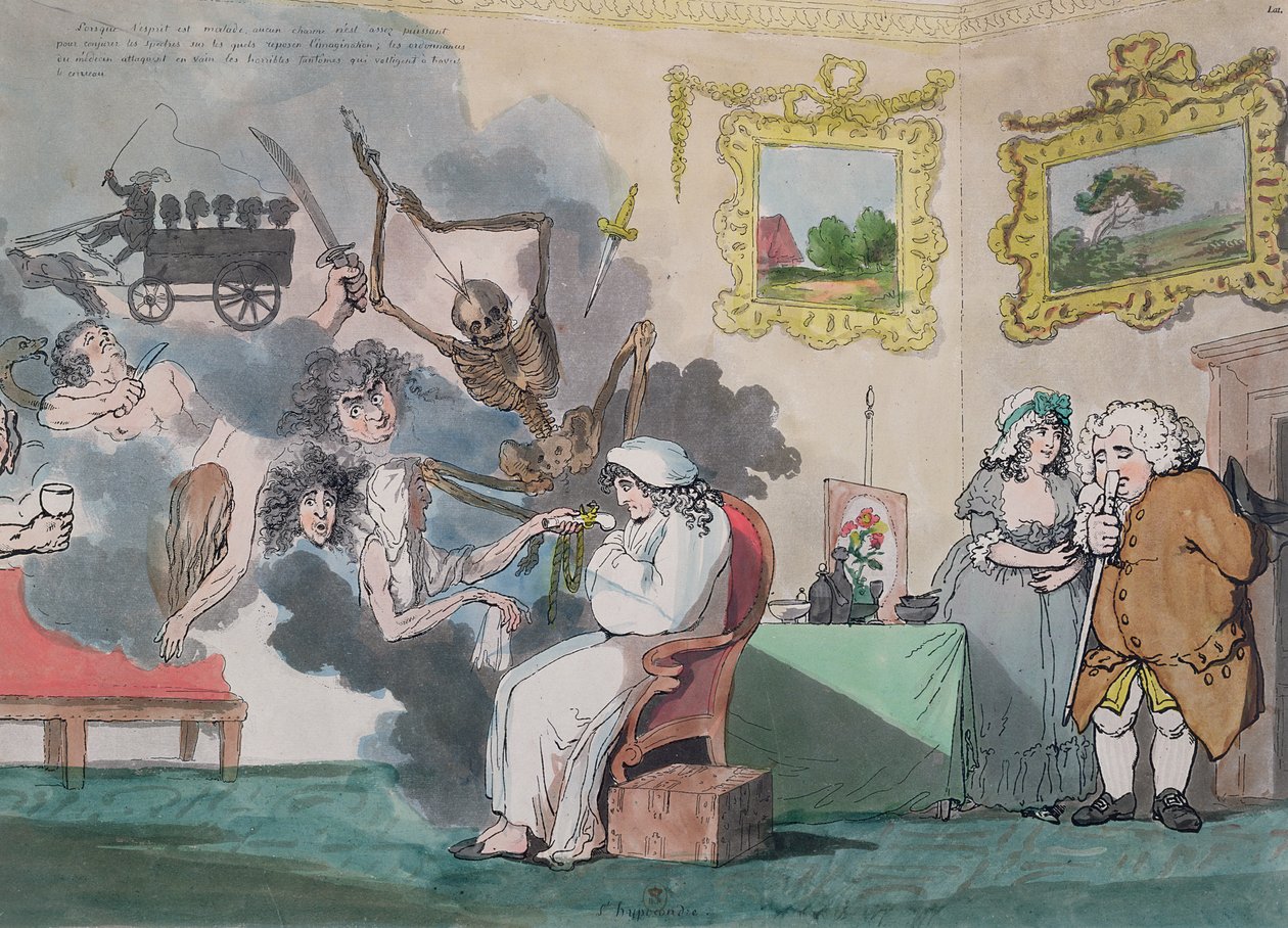 Hipochondryk autorstwa Thomas Rowlandson