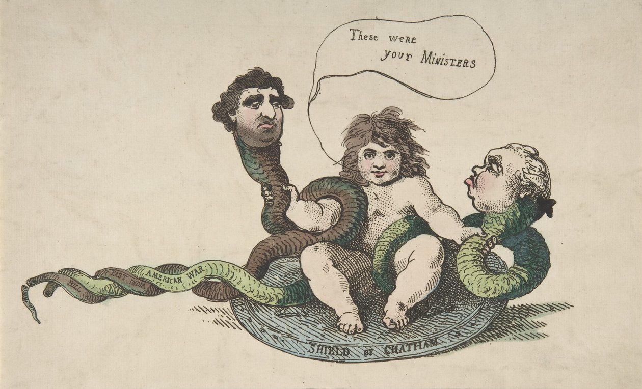 Dzieciątko Herkules, 3 lutego 1784., 3 lutego 1784. autorstwa Thomas Rowlandson