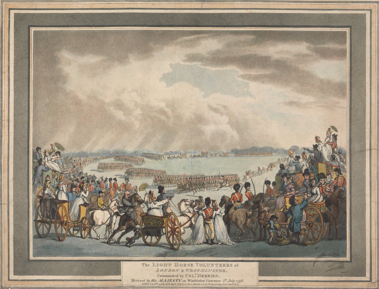 Wolontariusze z organizacji „The Light House” z Londynu i Westminsteru autorstwa Thomas Rowlandson