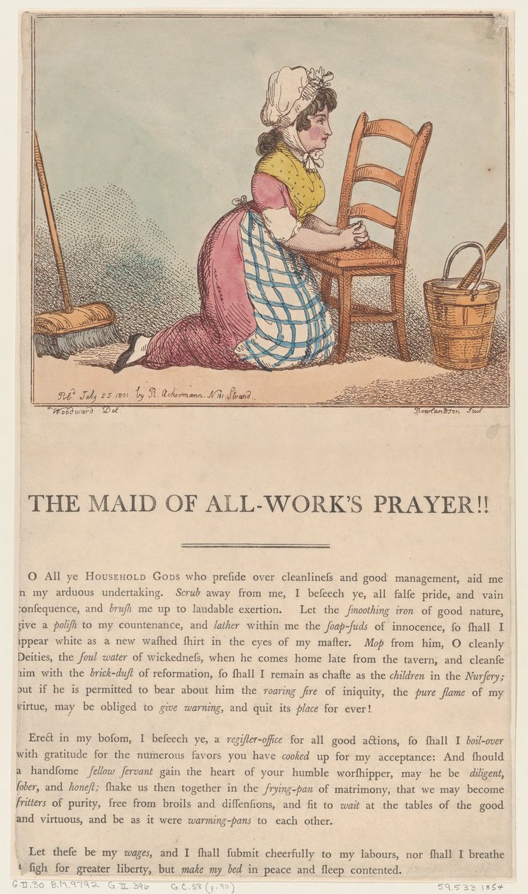 Modlitwa Służebnicy Wszystkich Dzieł!!, 25 lipca 1801 r., 25 lipca 1801 r. autorstwa Thomas Rowlandson