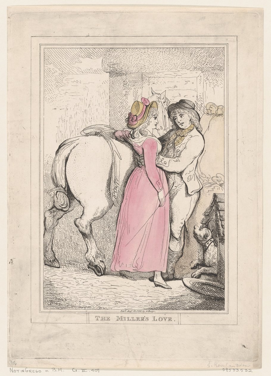 Miłość Młynarza, 18 sierpnia 1798 r., 18 sierpnia 1798 r. autorstwa Thomas Rowlandson