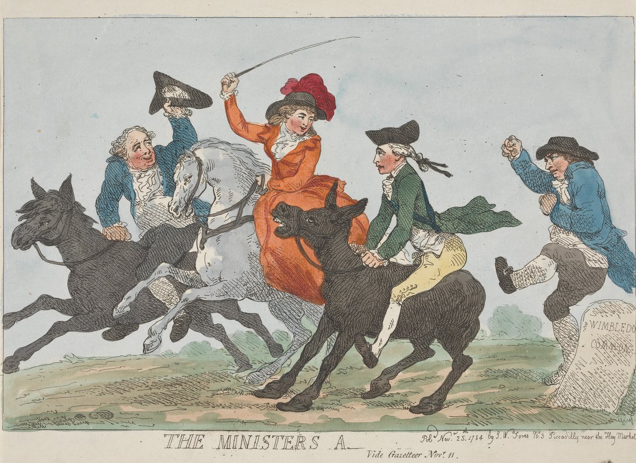 „Tyłek ministra” – zob. „Gazetteer” – 11 listopada autorstwa Thomas Rowlandson