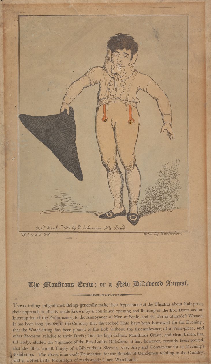 Potworny pełzacz, czyli nowo odkryte zwierzę autorstwa Thomas Rowlandson
