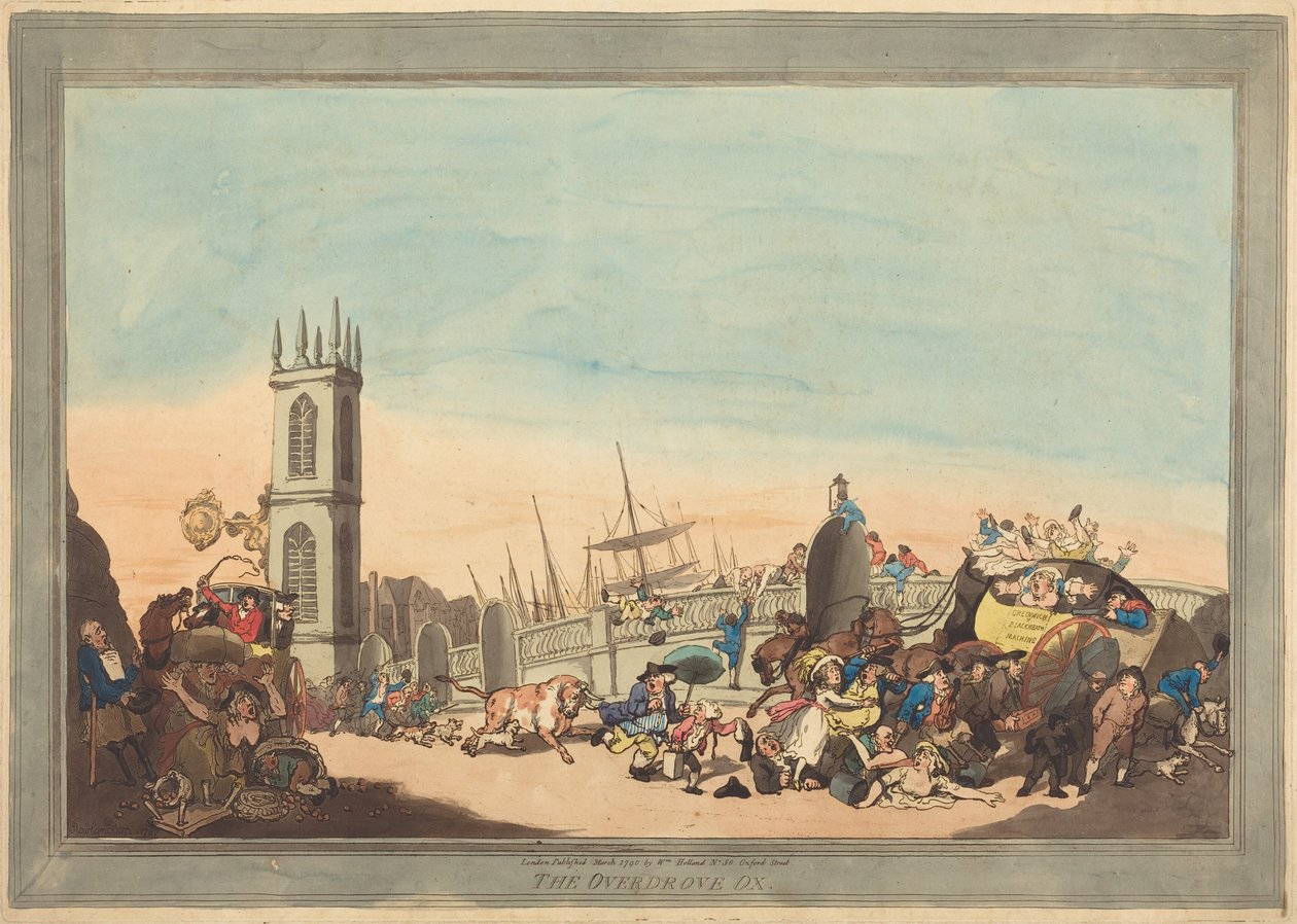 Wół Overdrove’a autorstwa Thomas Rowlandson