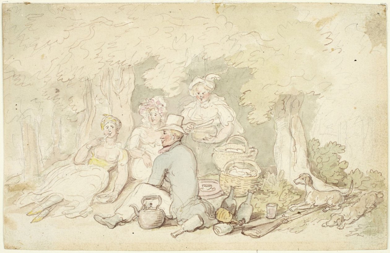 Piknik autorstwa Thomas Rowlandson