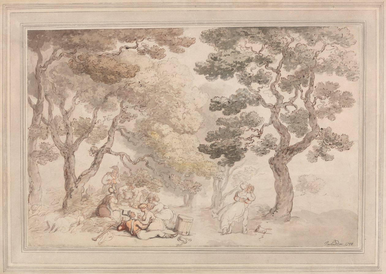 Piknik autorstwa Thomas Rowlandson