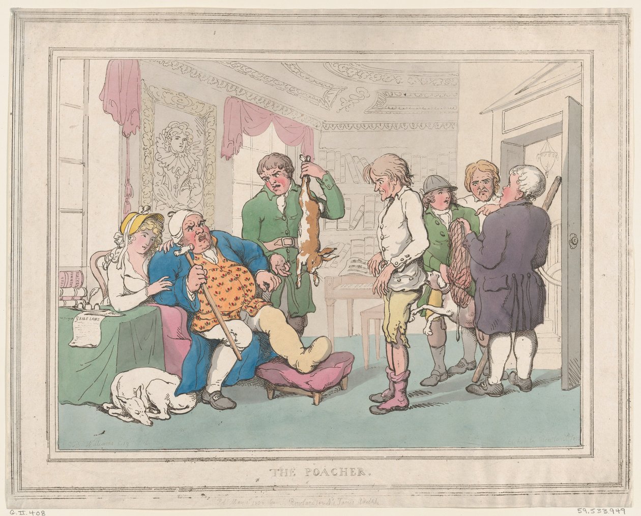 Kłusownik, 1 maja 1806 r., 1 maja 1806 r. autorstwa Thomas Rowlandson