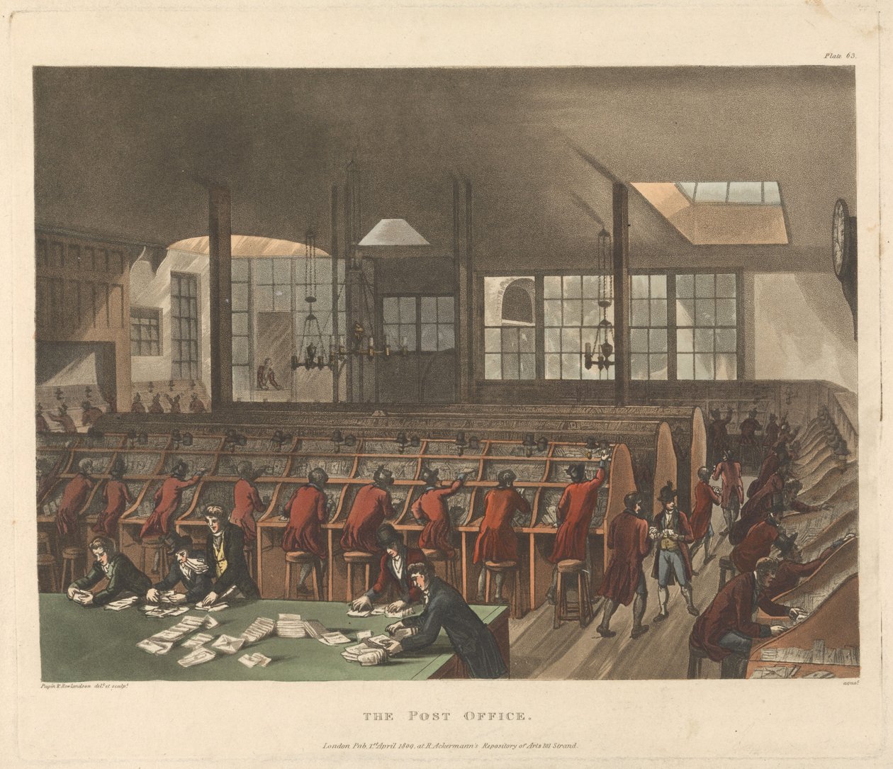 Poczta autorstwa Thomas Rowlandson