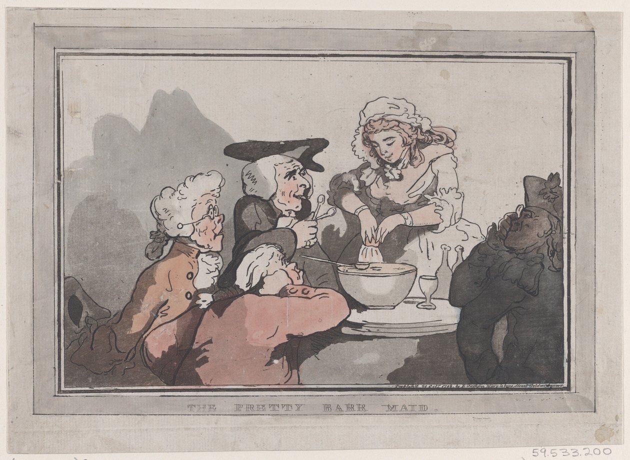 The Pretty Barr Maid, 20 października 1786., 20 października 1786. autorstwa Thomas Rowlandson
