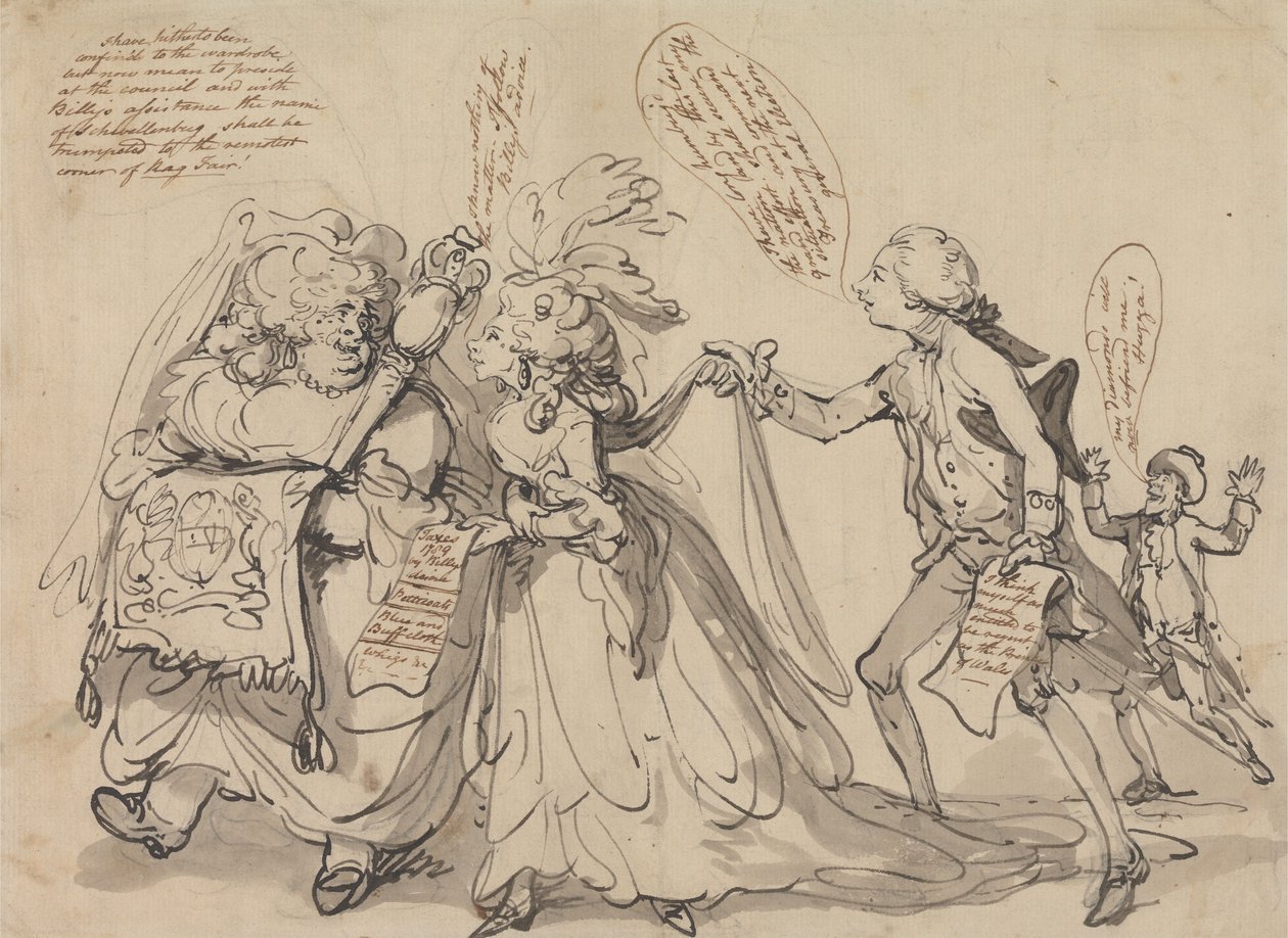 Perspektywa, która przed nami stoi autorstwa Thomas Rowlandson