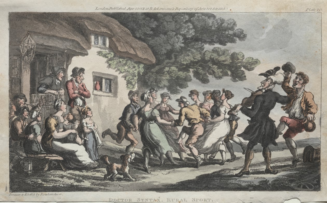 Ks. dr Syntax Rural Sport autorstwa Thomas Rowlandson