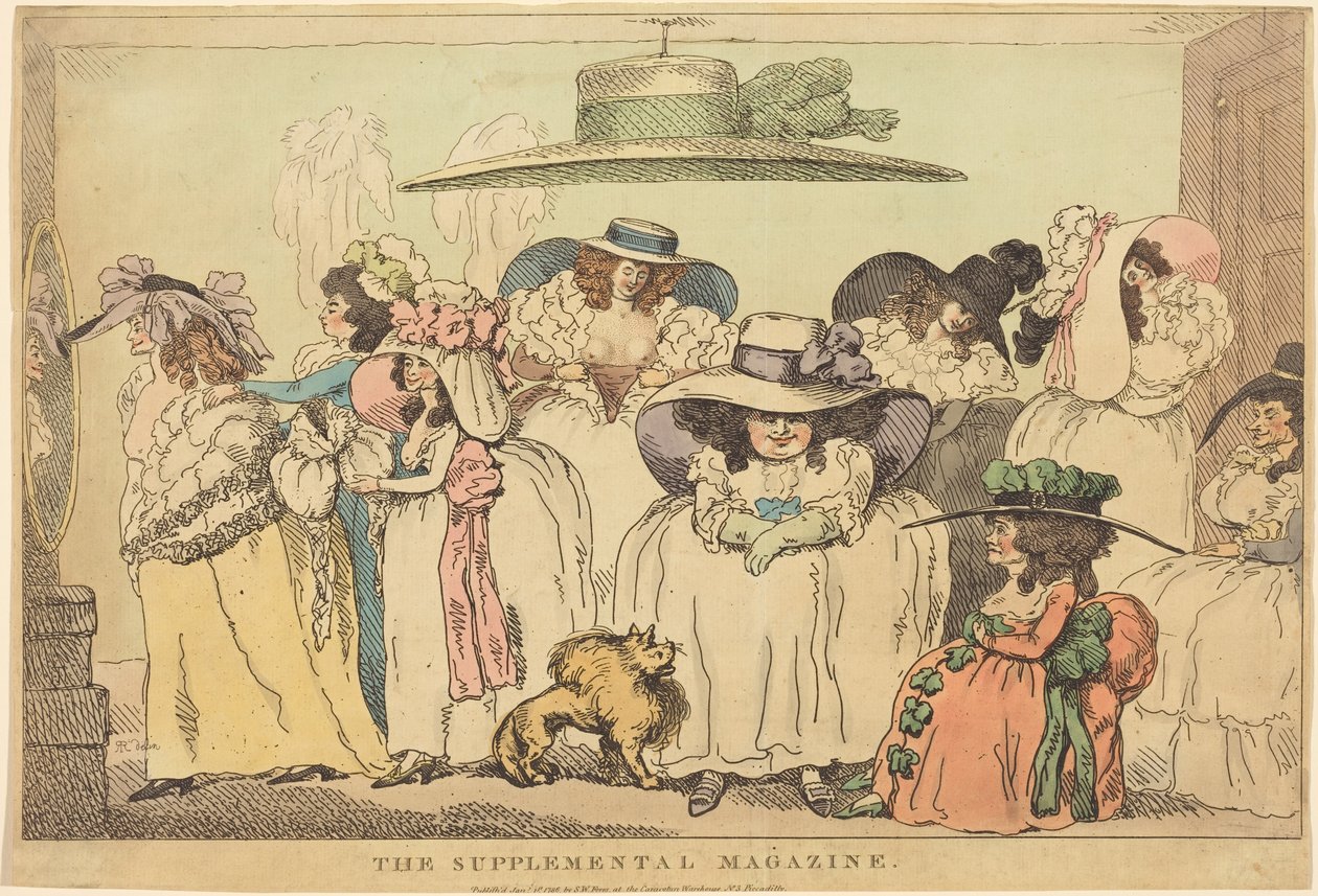 Magazyn uzupełniający autorstwa Thomas Rowlandson