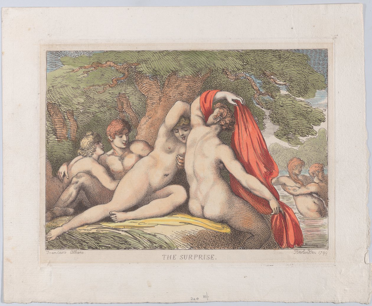 Niespodzianka, 1799., 1799. autorstwa Thomas Rowlandson