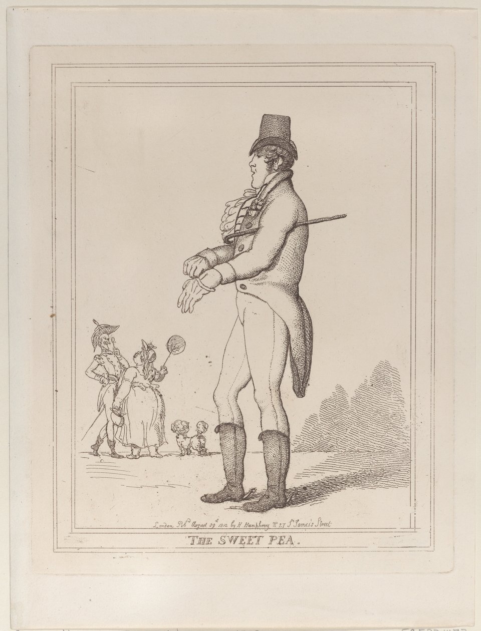 Groszek, 29 sierpnia 1812 r., 29 sierpnia 1812 r. autorstwa Thomas Rowlandson