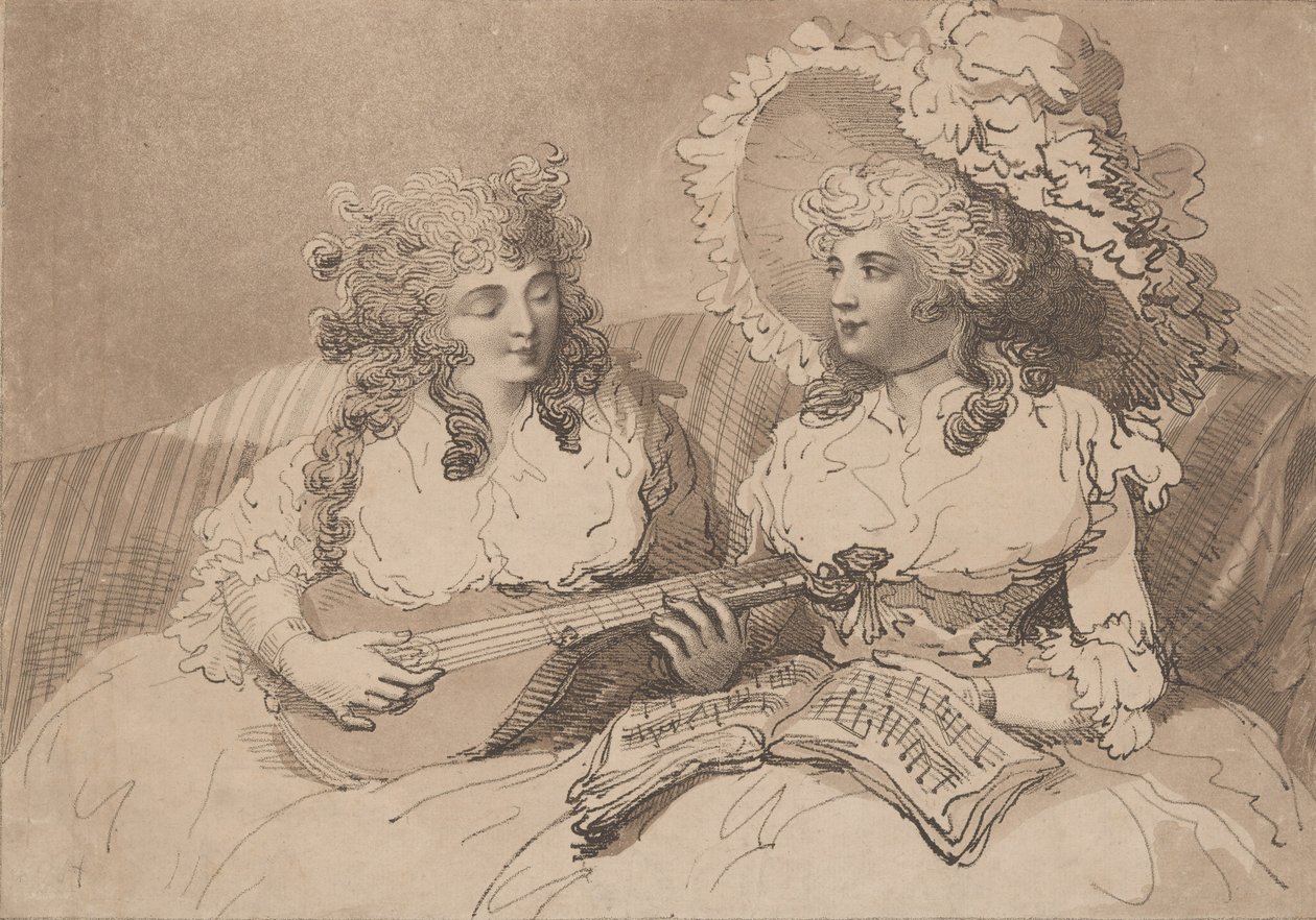 Syreny, 10 kwietnia 1787, 10 kwietnia 1787. autorstwa Thomas Rowlandson