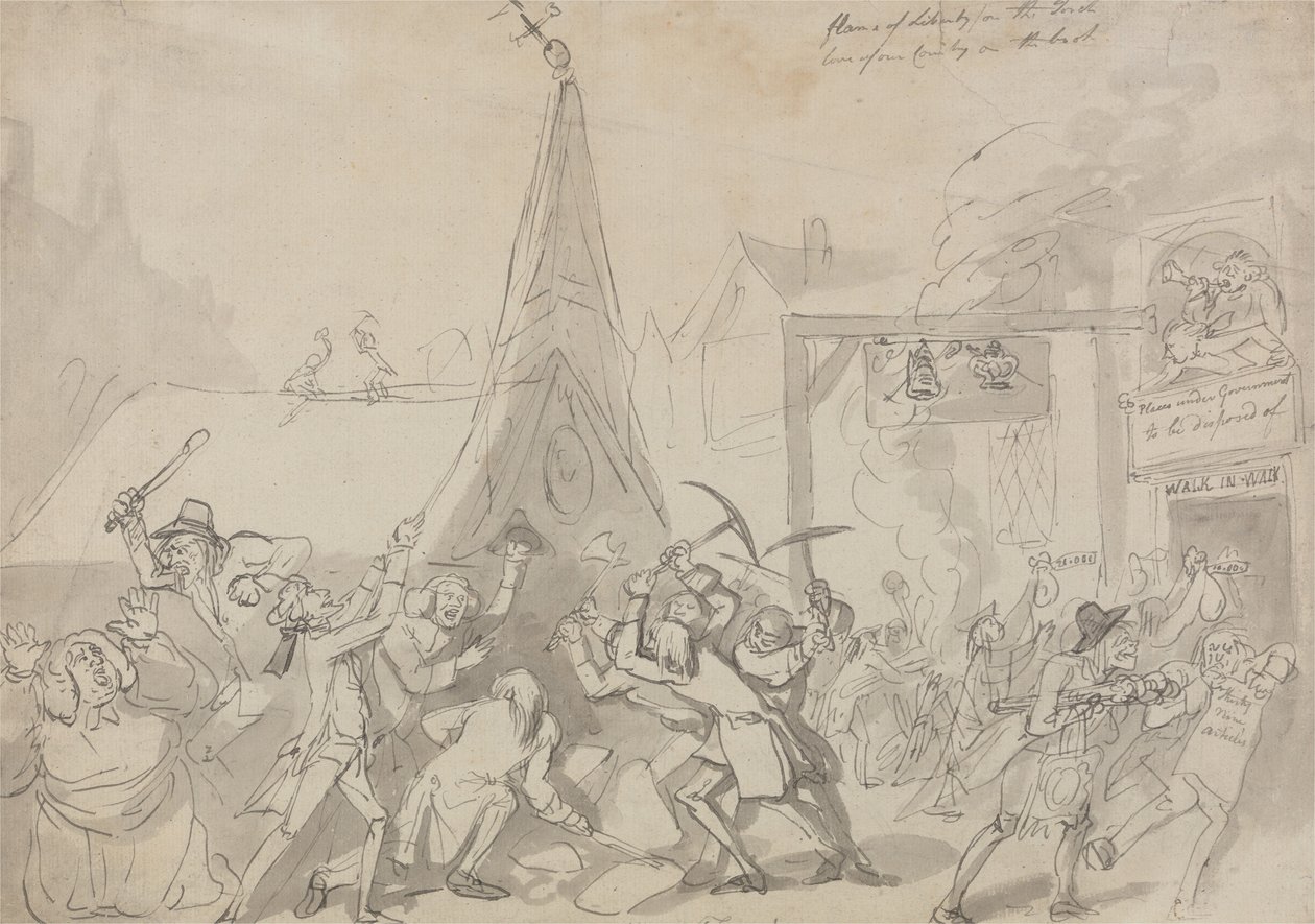 Test autorstwa Thomas Rowlandson