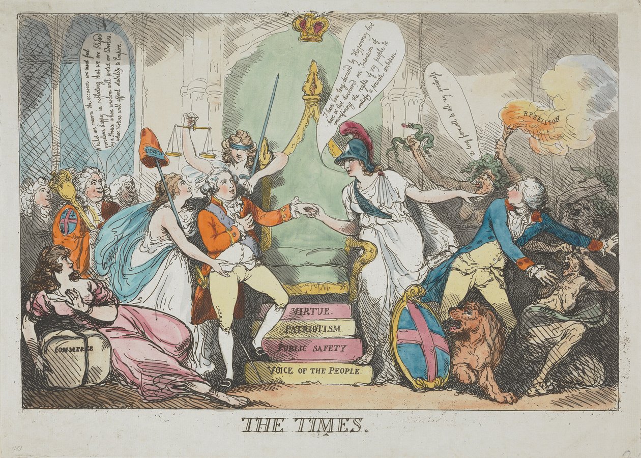 The Times autorstwa Thomas Rowlandson